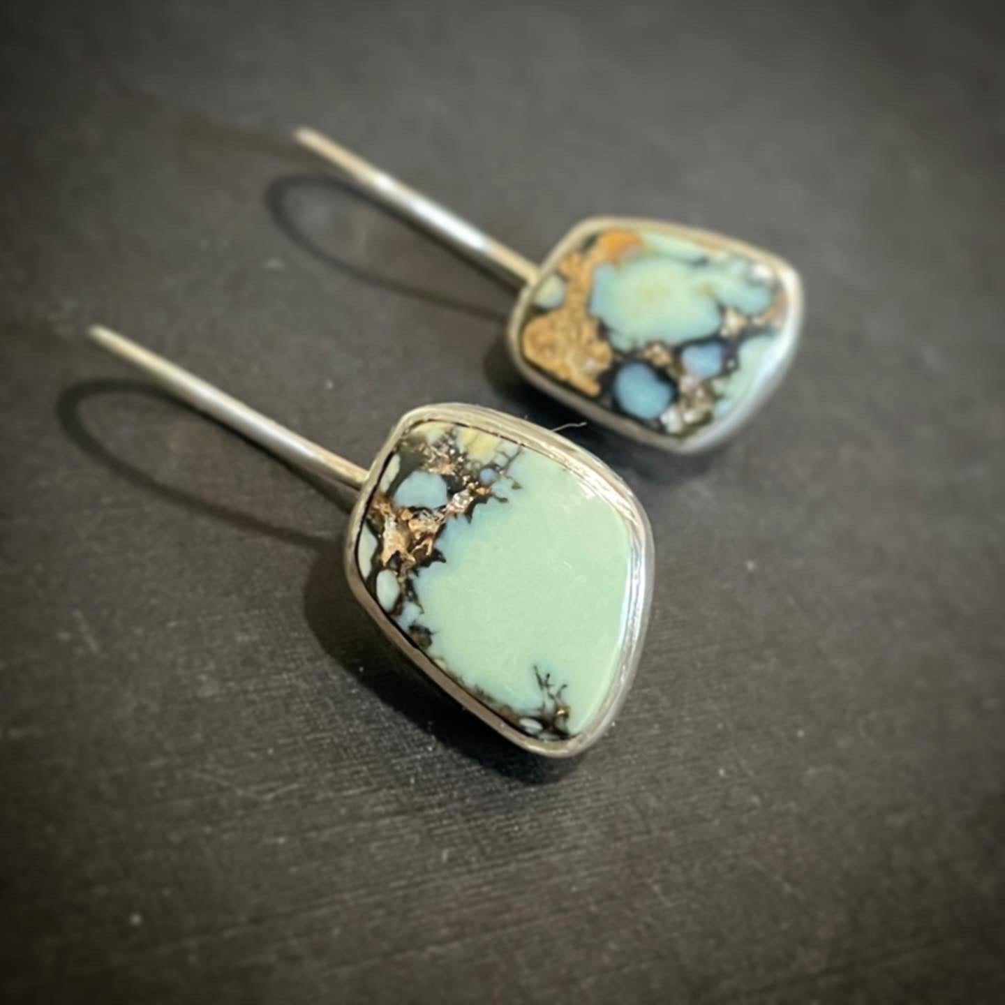 Boucles d'oreilles turquoises